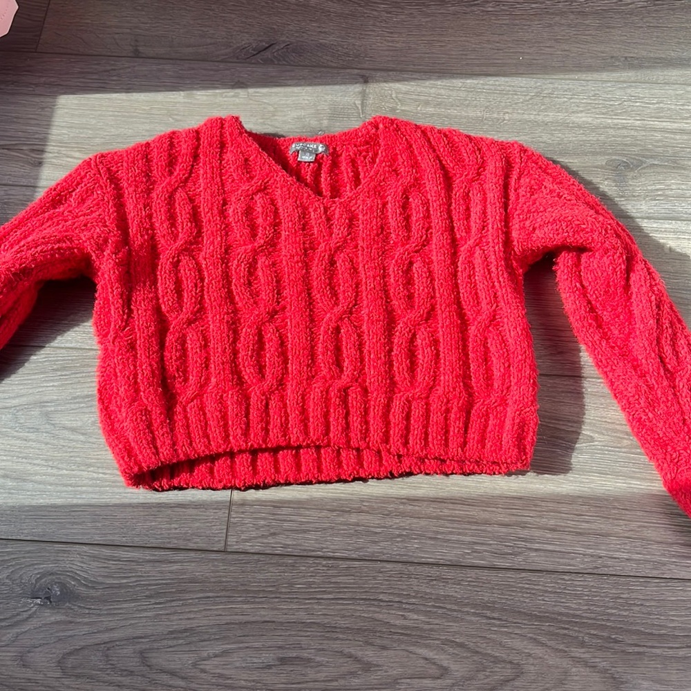 Red Sweater cropped